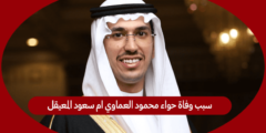 سبب وفاة حواء محمود العماوي ام سعود المعيقل