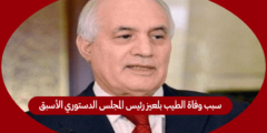 سبب وفاة الطيب بلعيز رئيس المجلس الدستوري الأسبق