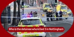 Who is the detainee who killed 3 in Nottingham