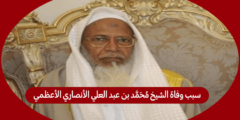 سبب وفاة الشيخ محمد بن عبد العلي الأنصاري الأعظمي