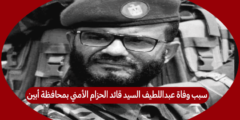 سبب وفاة عبداللطيف السيد قائد الحزام الأمني بمحافظة أبين